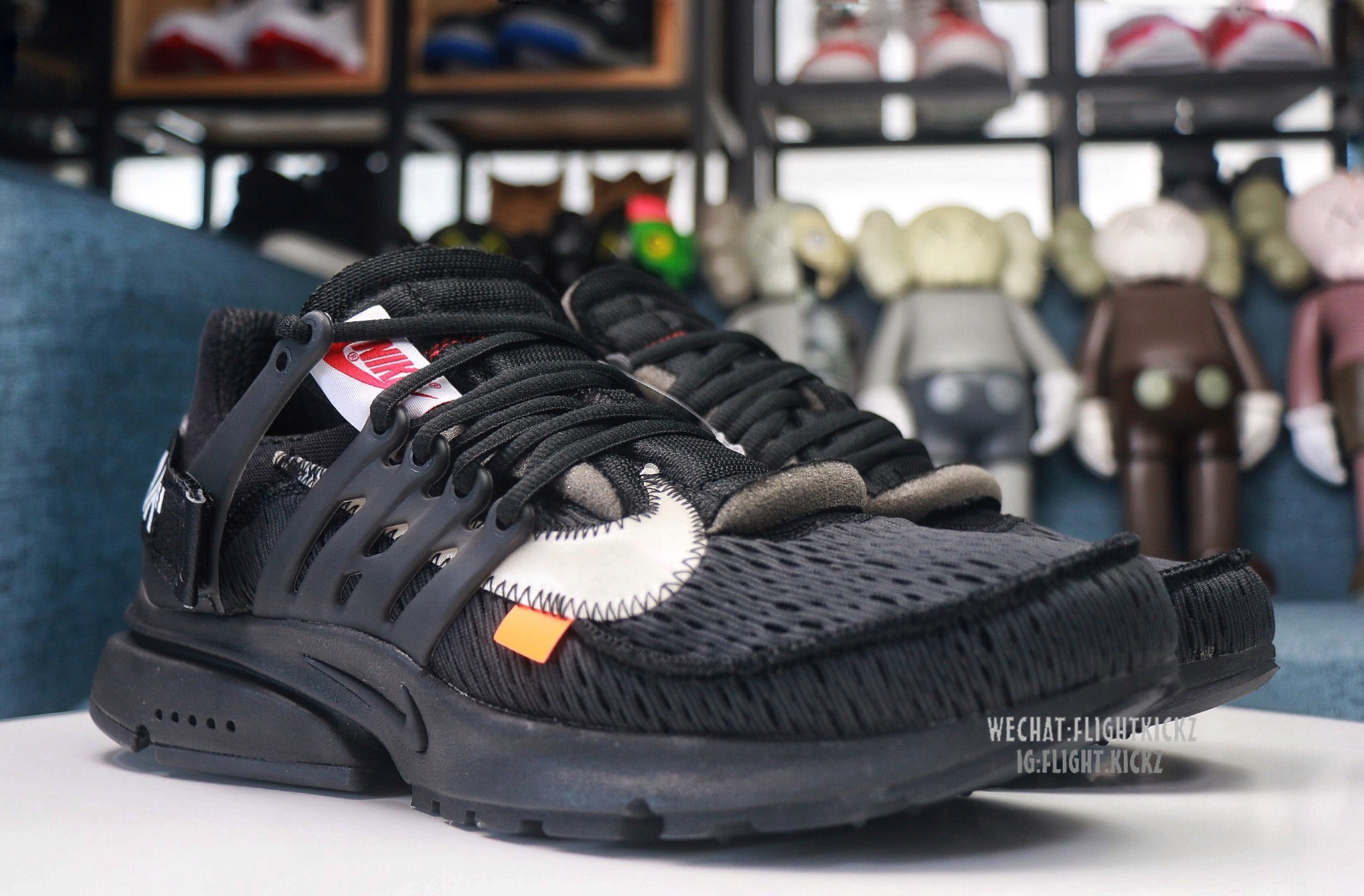 2018 Off White X Nike Presto Triple Black