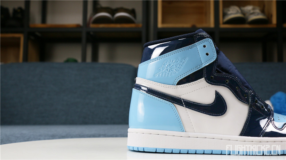 Air Jordan 1 UNC Patent Leather 2019( Based on Europe size)