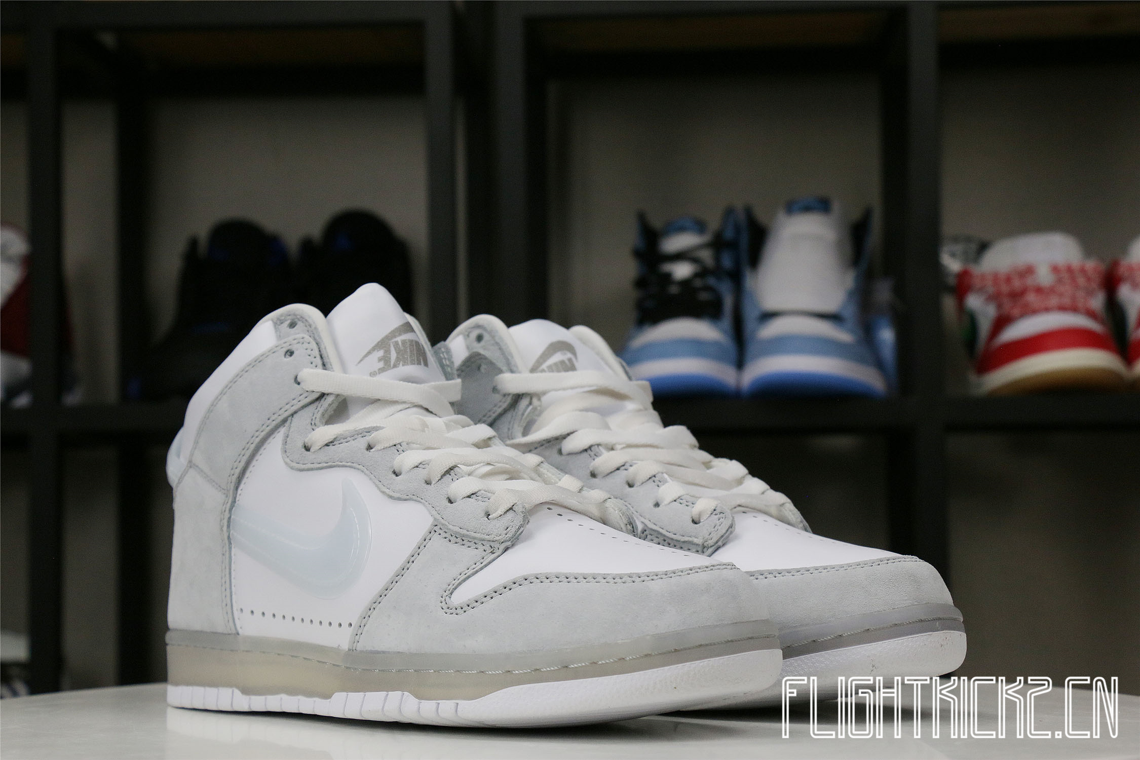 Nike Dunk High Slam Jam White Pure Platinum