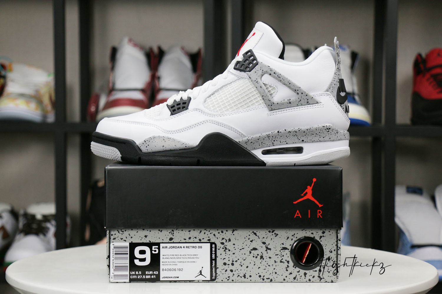 Jordan 4 Retro White Cement 2016( Ln5 A1 )