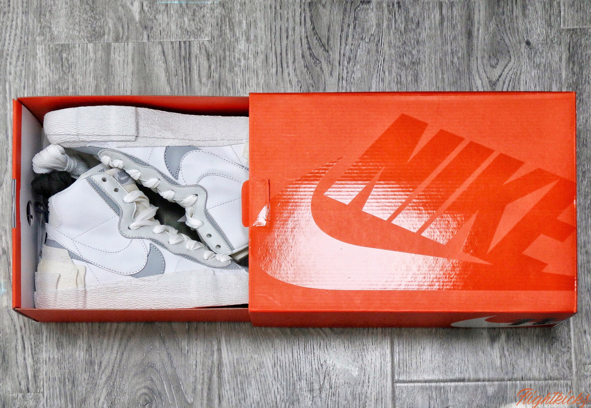 Sacai x Nike Black White Grey