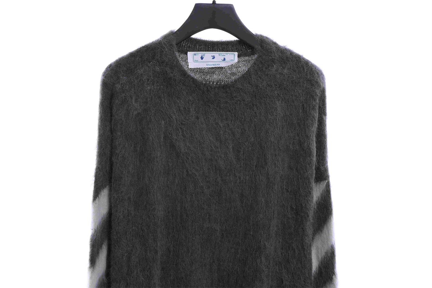 OFF WHITE Mohair Sweater Gradient 3