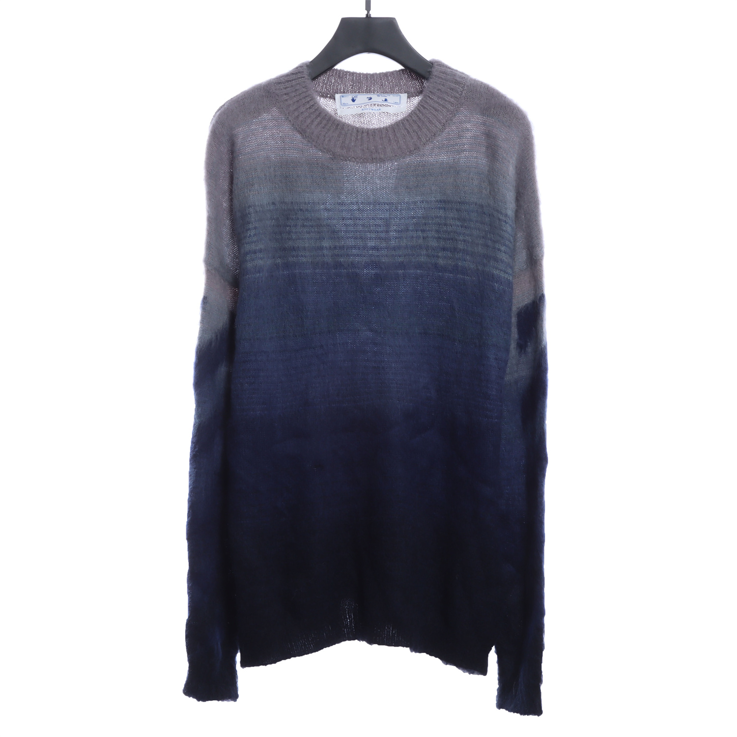 OFF WHITE Mohair Sweater Gradient