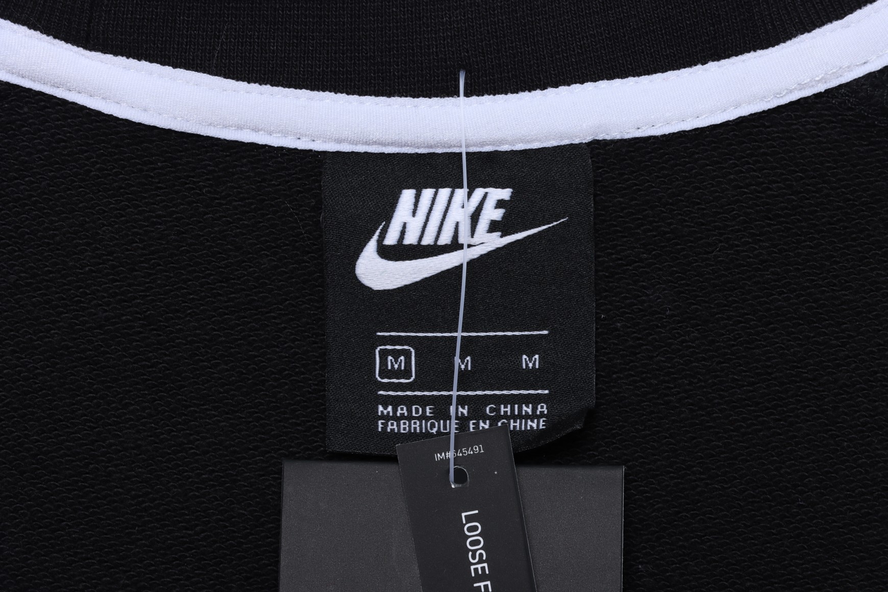Nike big hook patchwork round neck sweatshirt Hoodie