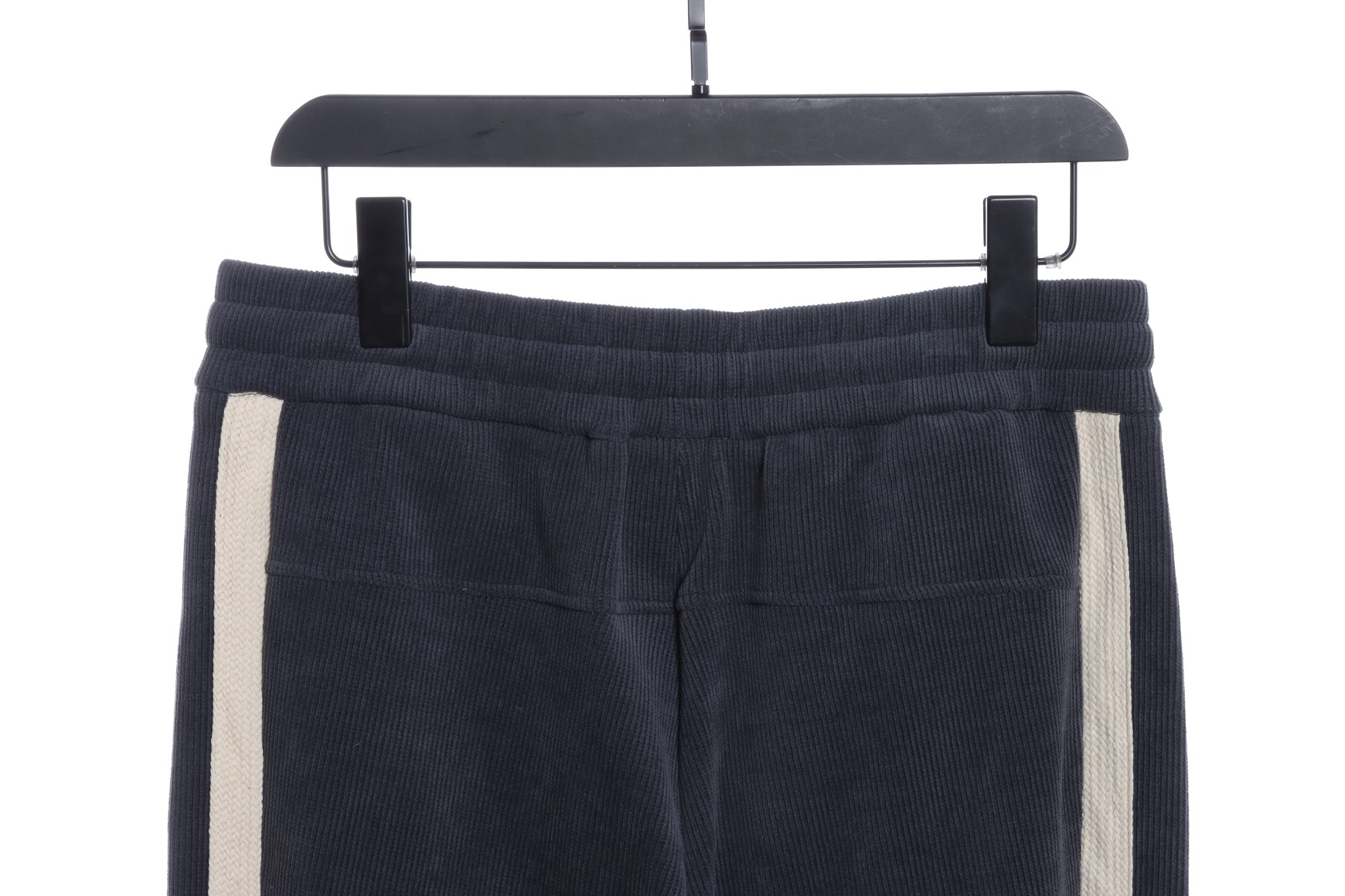 LOEVVE 22FW corduroy side logo letter embroidered sweatpants