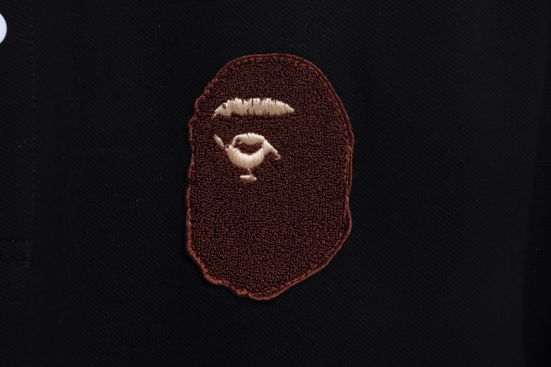 BAPE ape head towel embroidered POLO