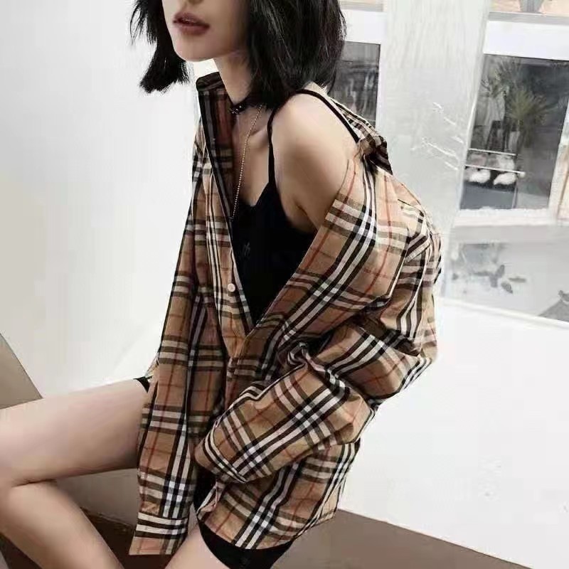 Bby Classic Plaid Long Sleeve Shirt