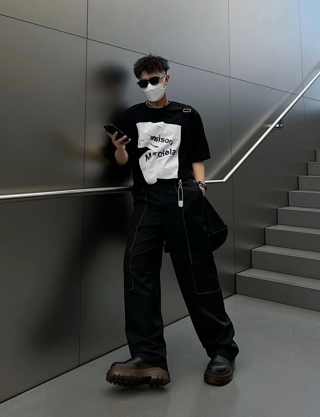 M-rg13la logo-print jersey short sleeves