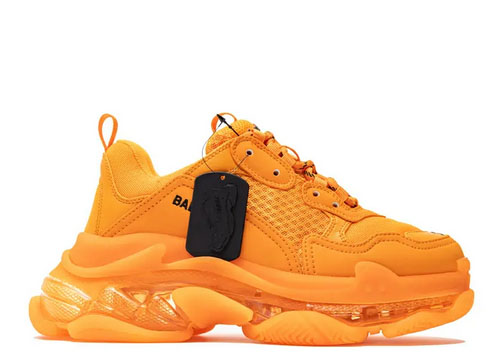 Balenciag* Triple S Sneaker ‘Clear Sole – Orange’