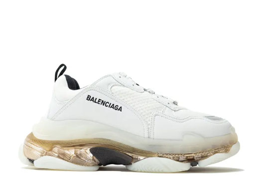 Balenciag* Triple S Sneaker ‘Clear Sole – White Grey’