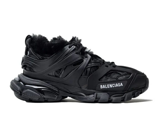 Balenciag* Track Fake Fur Black (Women’s)