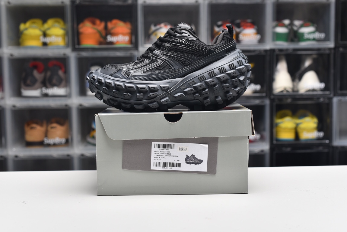 Balenciag* Defender Black