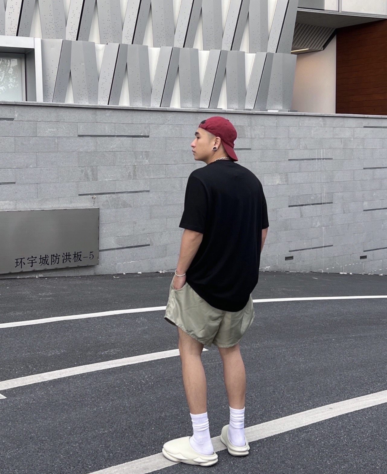 FOG season 8 woven nylon double shorts