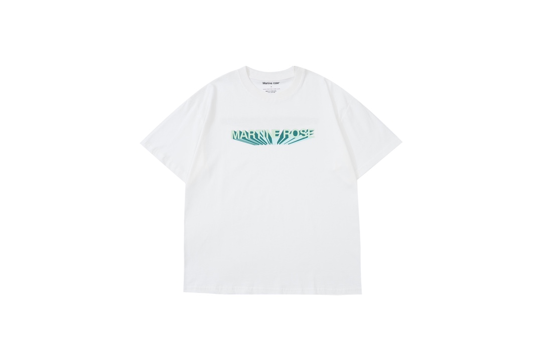 M@RTINE ROSE slogan LOGO letter printed short-sleeved T-shirt