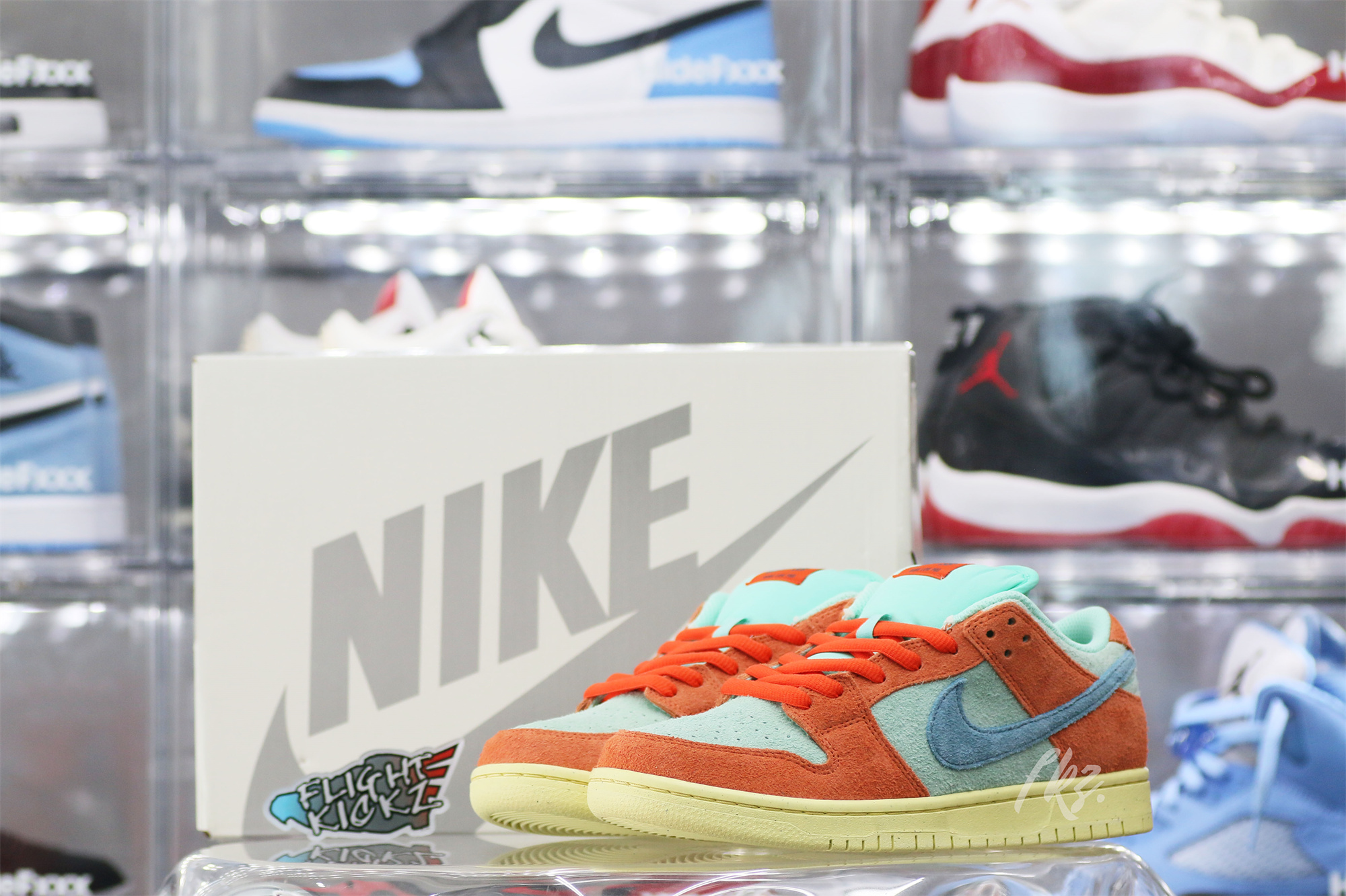Nike SB Dunk Low Orange/Noise Aqua 2023