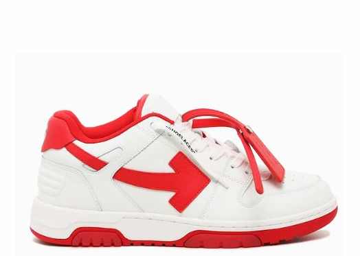 Off-White White Red Out Of Office Sneaker