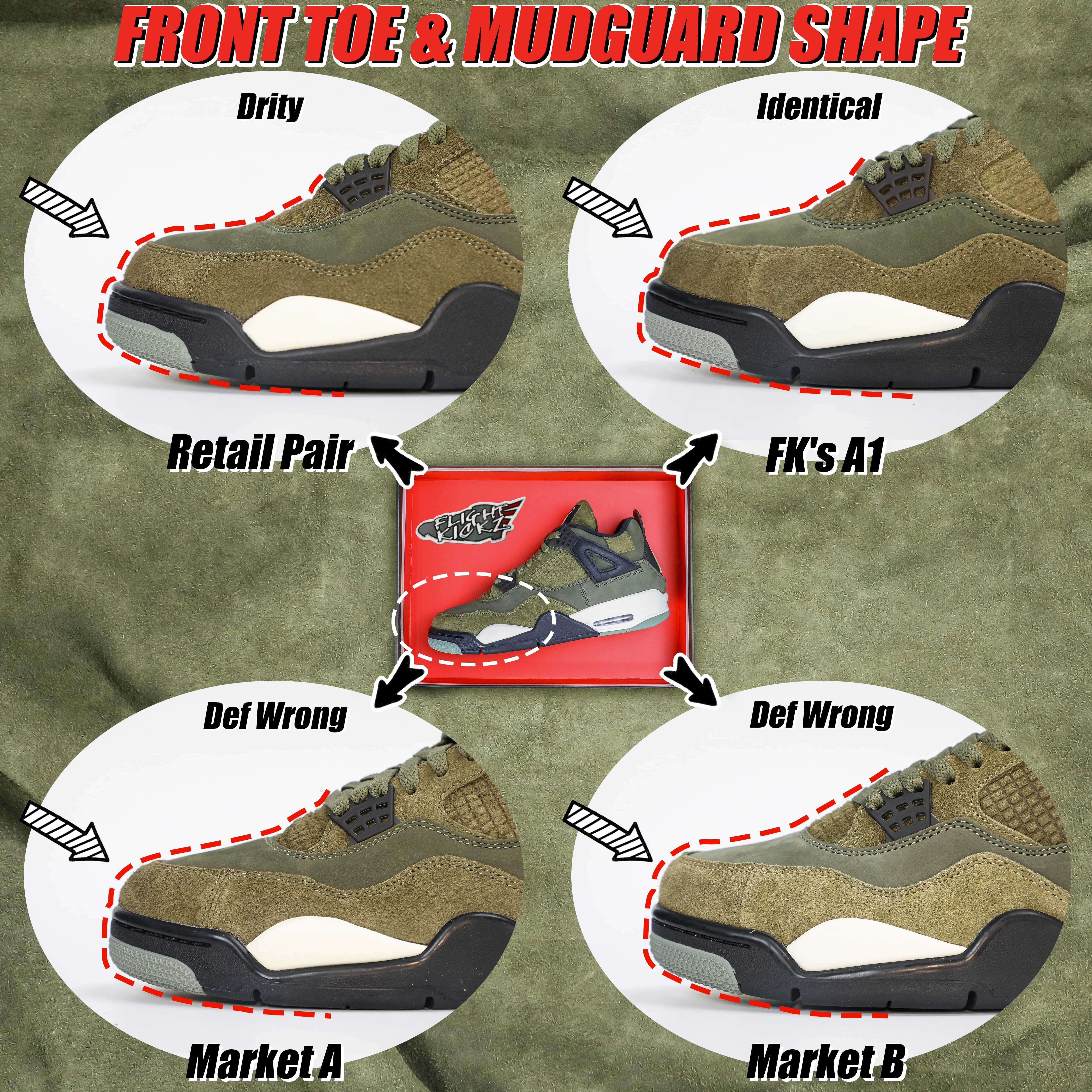 Air Jordan 4 Retro SE Craft Medium Olive (LN5 A1)