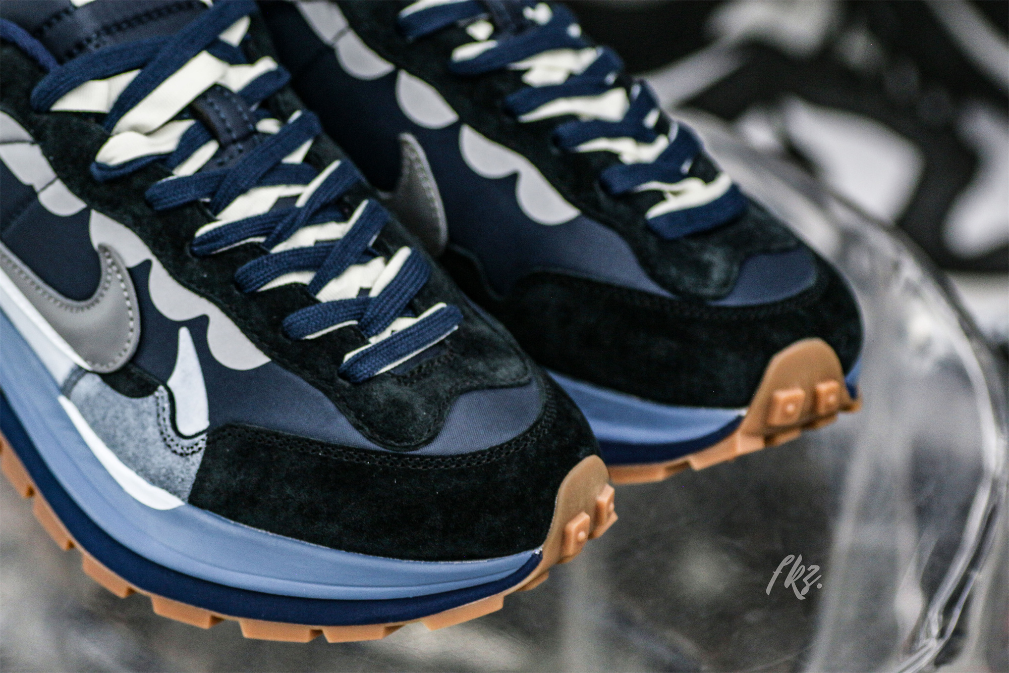 Sacai x Nike VaporWaffle 3.0 White Grey Blue