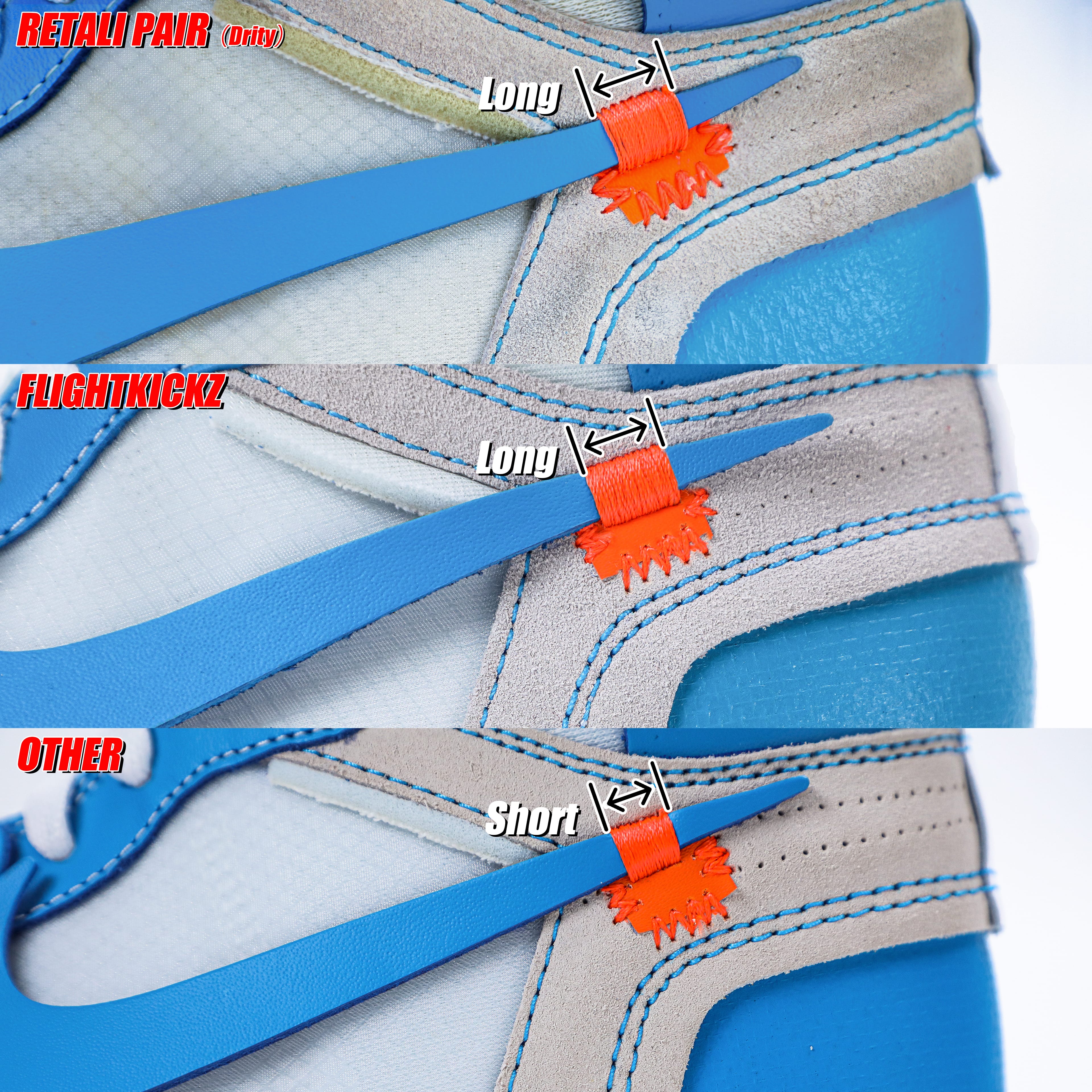 Off white X Air Jordan 1 UNC NRG 2018 (LN5 A1 Batch)