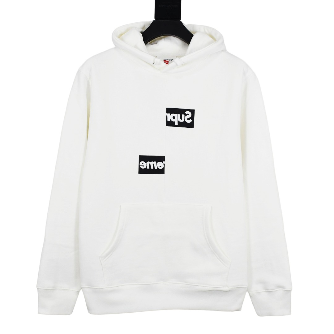Suprem3 CDG Split Box Logo Sweatshirt