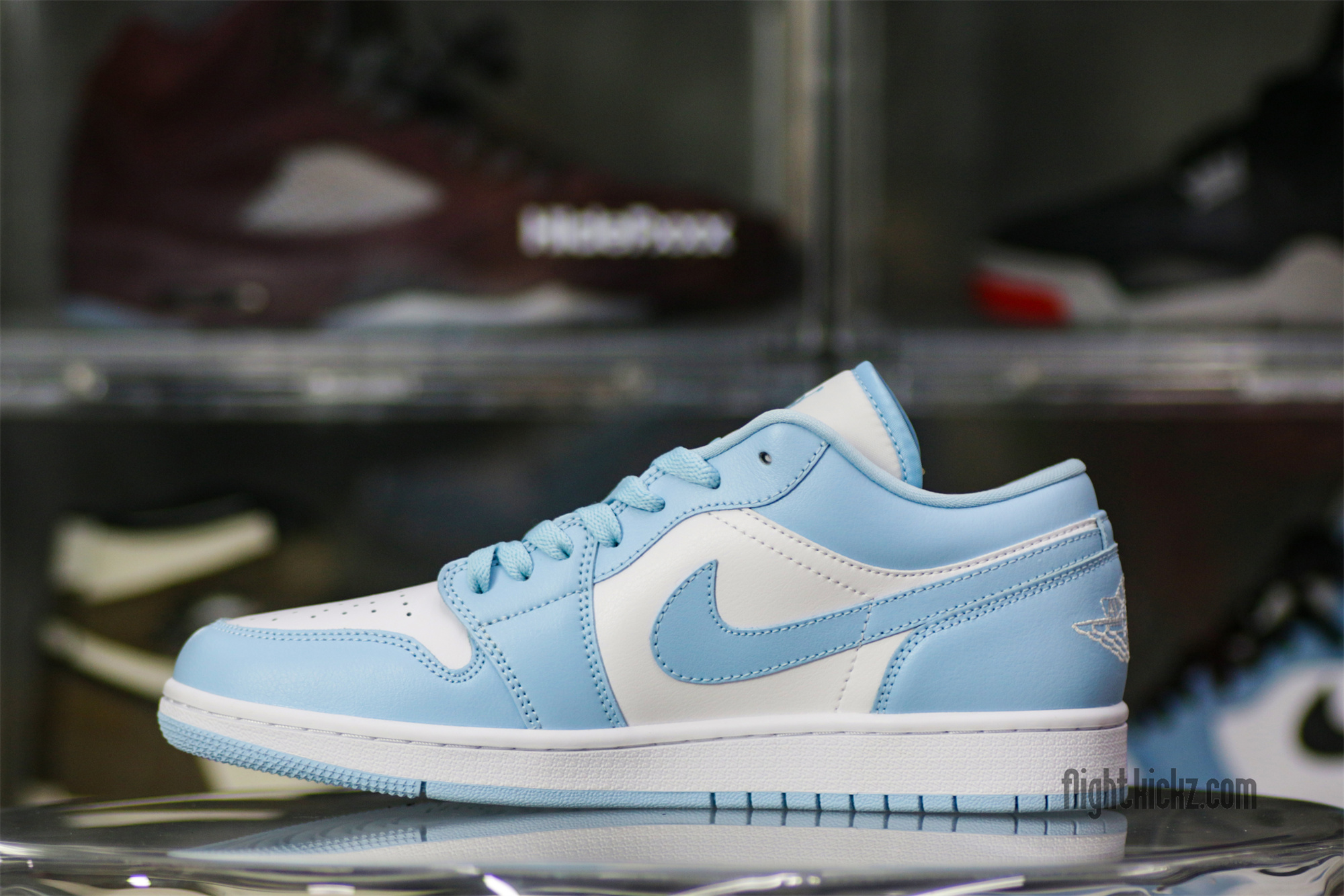 Air Jordan 1 Retro Low White Ice Blue