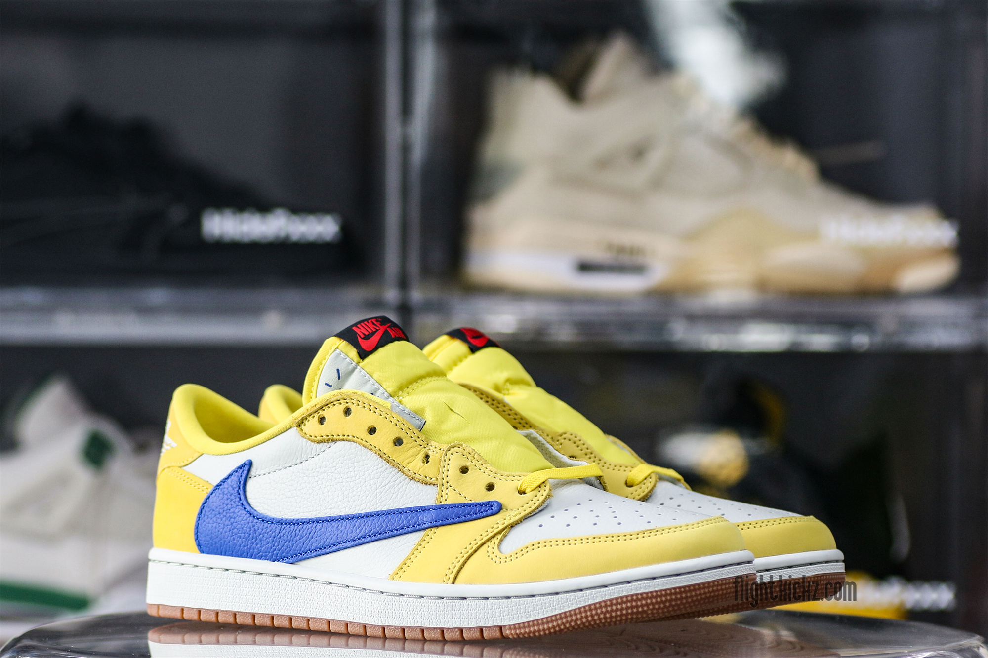 Travis Scott x Air Jordan 1 Retro Low OG SP “Elkins/Canary Yellow” (LN5 A1 batch)