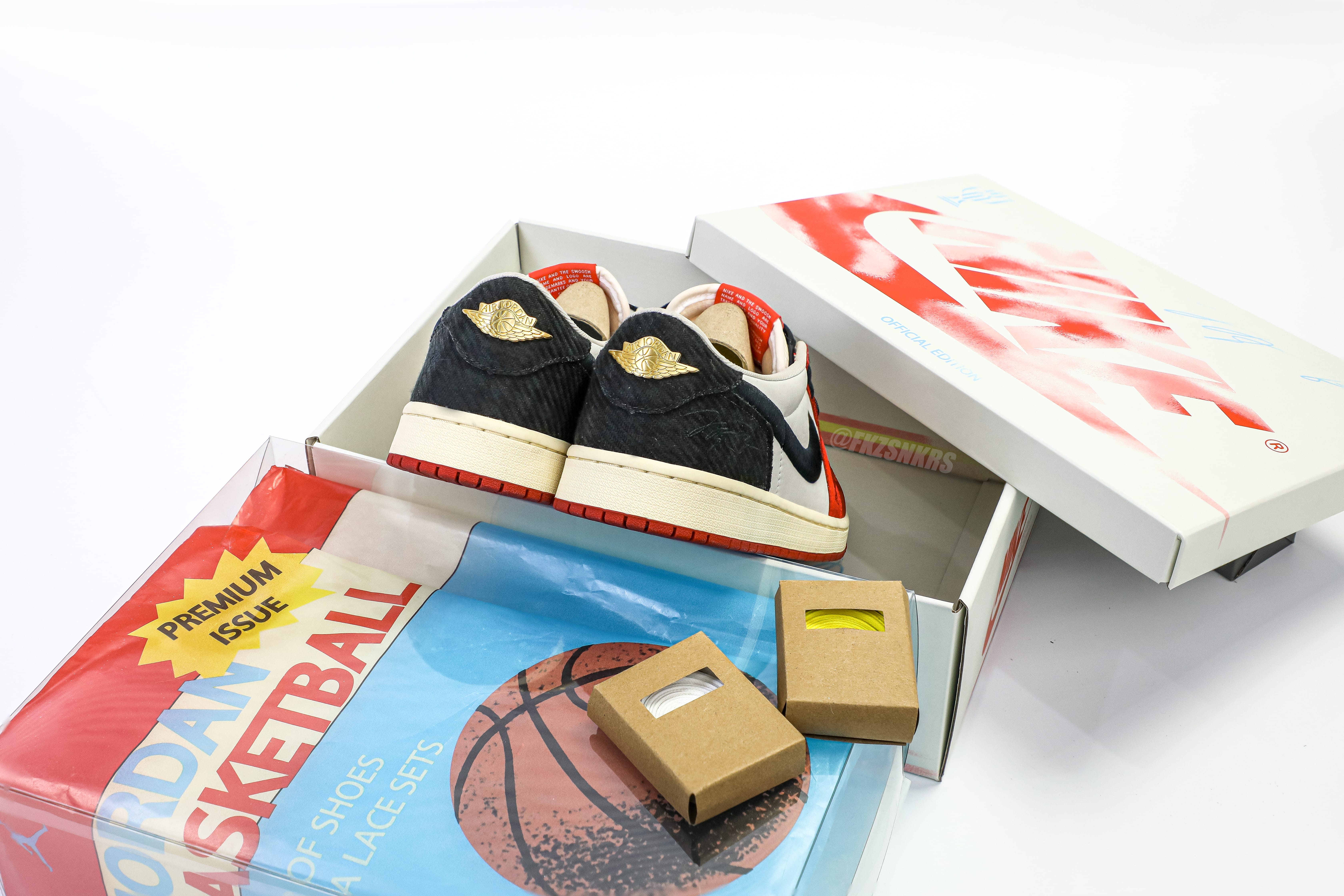 Trophy Room X Air Jordan 1 Retro Low OG SP Away 2024（LN5 A1 Batch）