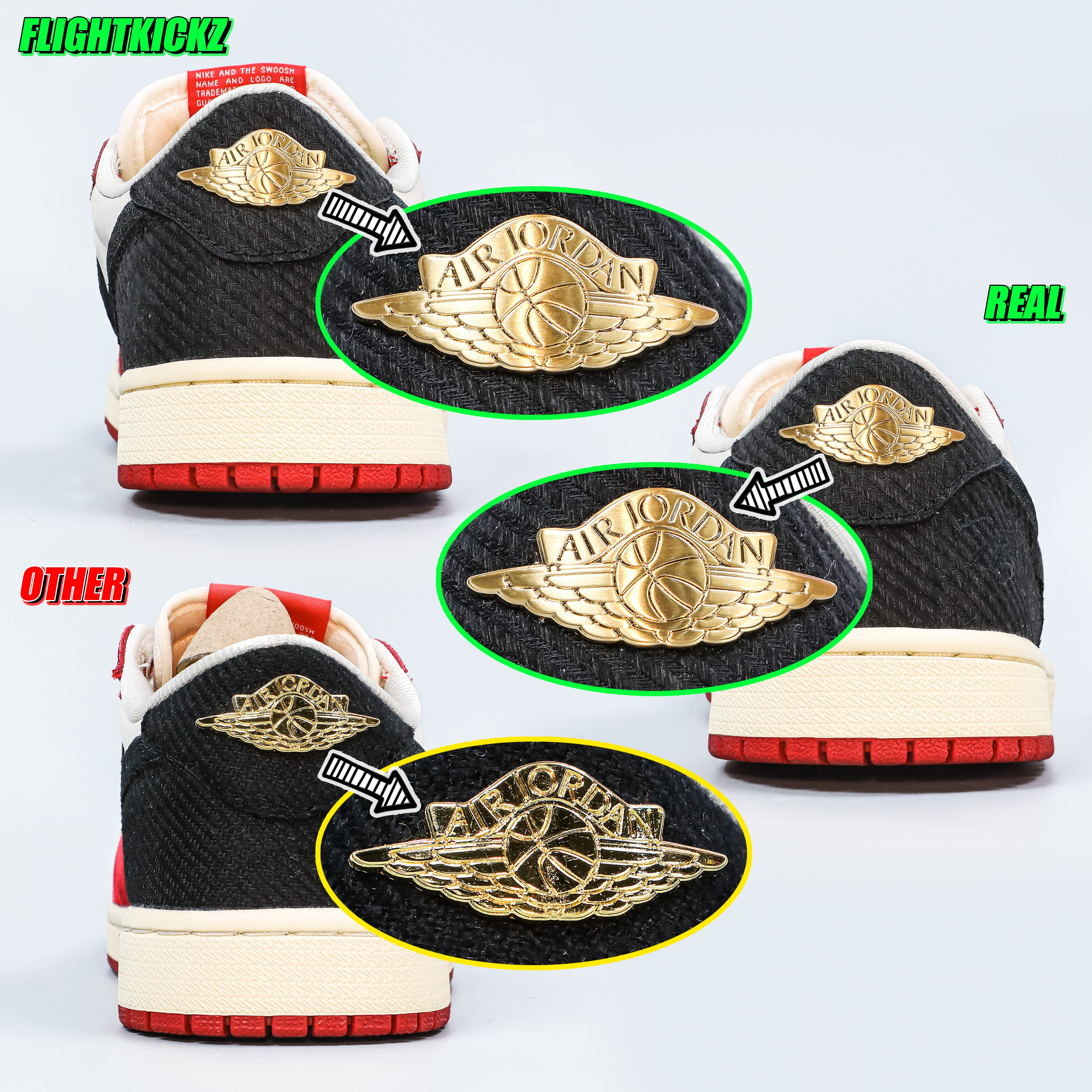 Trophy Room X Air Jordan 1 Retro Low OG SP Away 2024（LN5 A1 Batch）