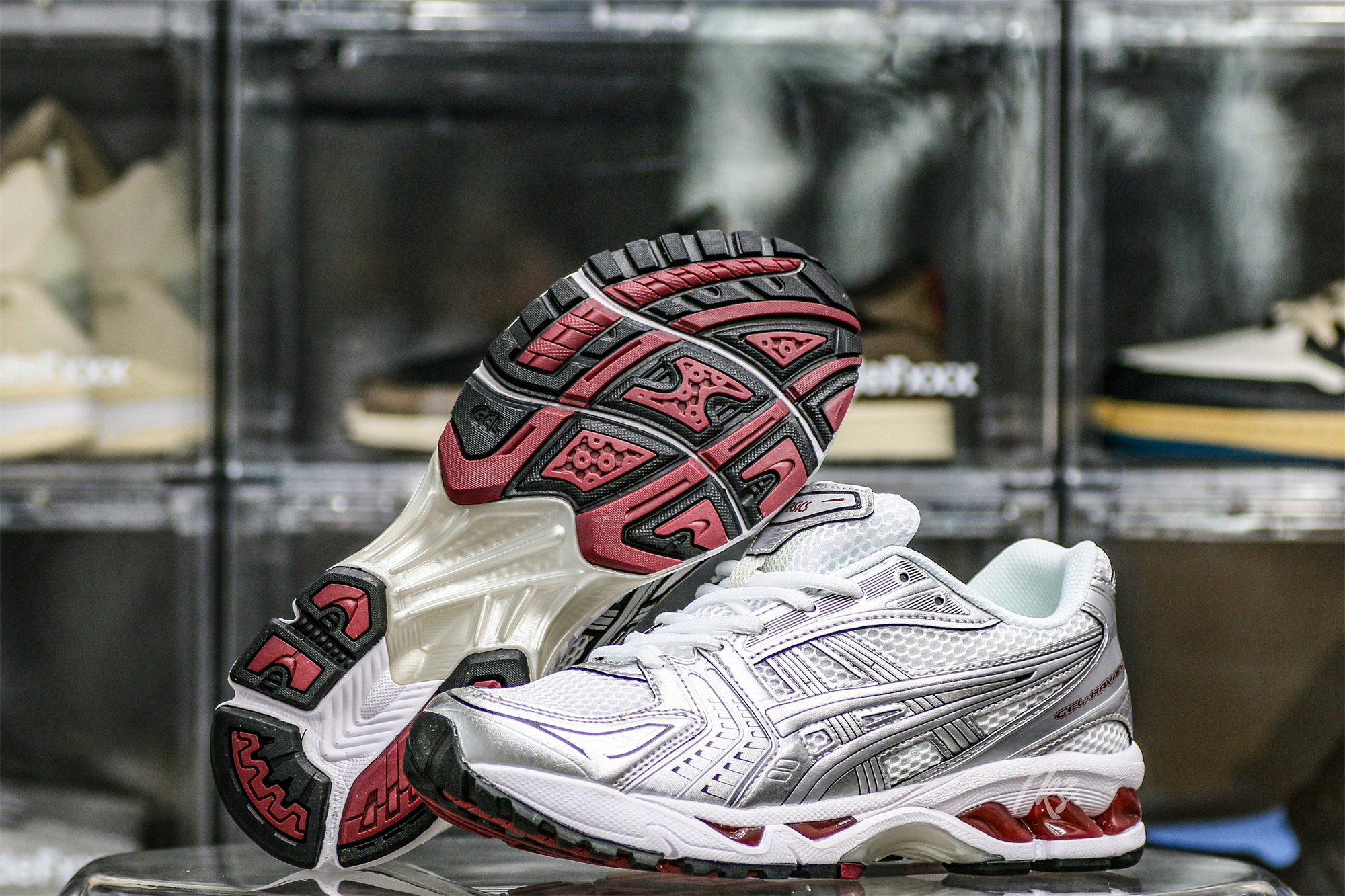 Gel Kayano 14 Pure Silver Red 2021