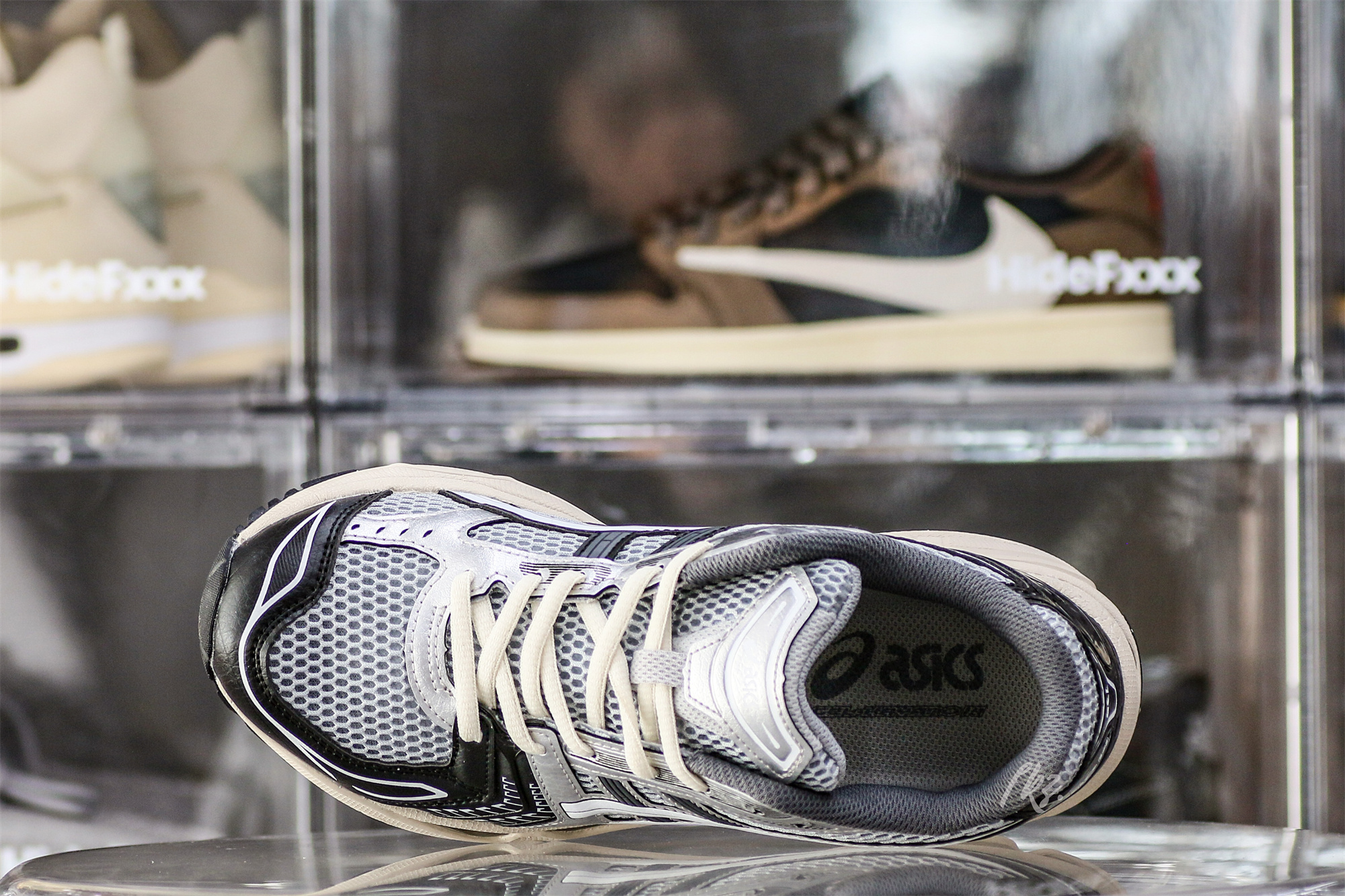 Gel Kayano 14 Black Glacier Grey Silver 2023