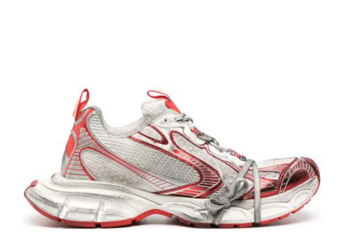 B@lenciag* 3XL Ski Sneaker in Grey Red