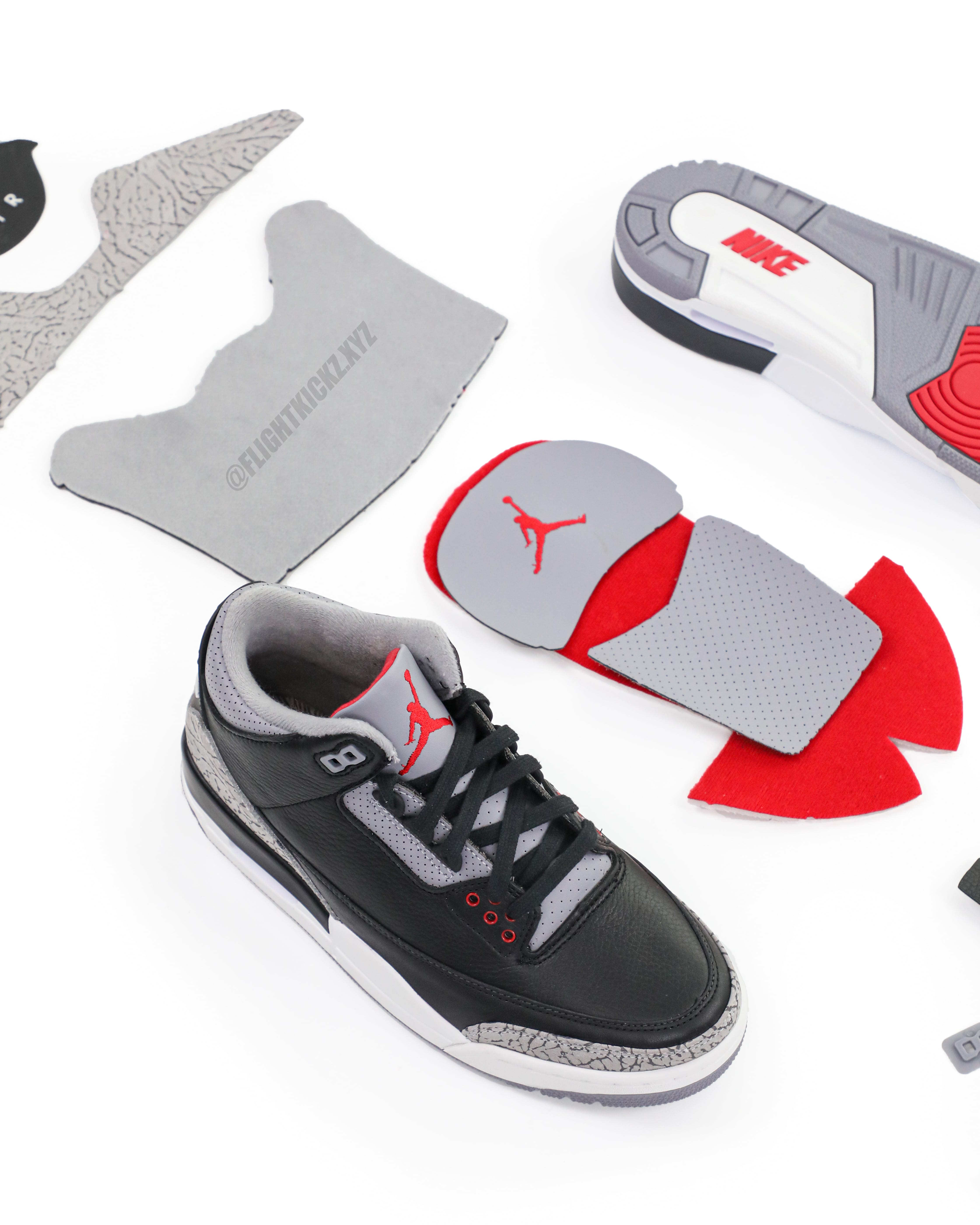 Air Jordan 3 Retro Black Cement Reimagined 2024 (Ln5 A1)