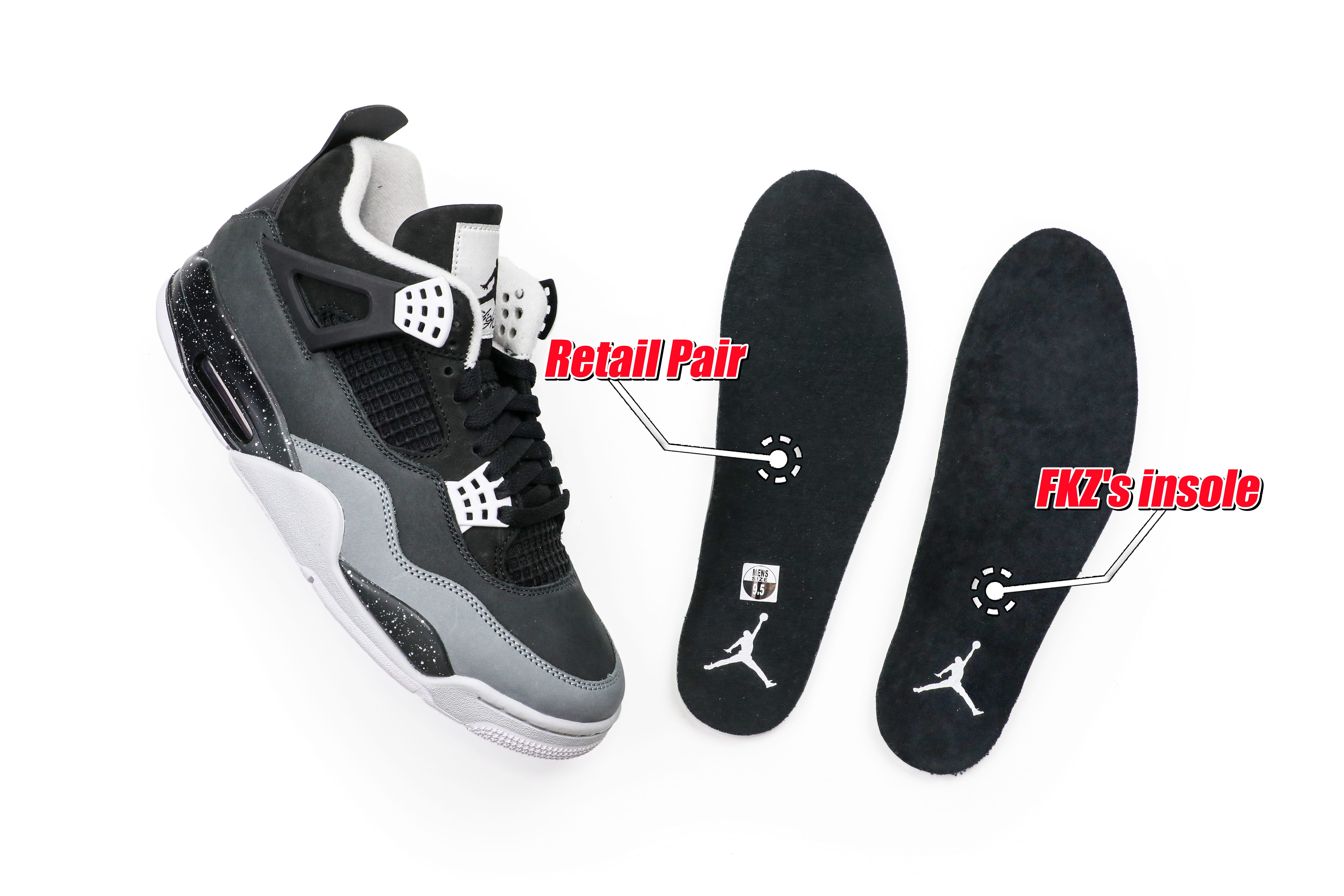 Air Jordan 4 Retro Fear Pack 2024 (Ln5 A1)