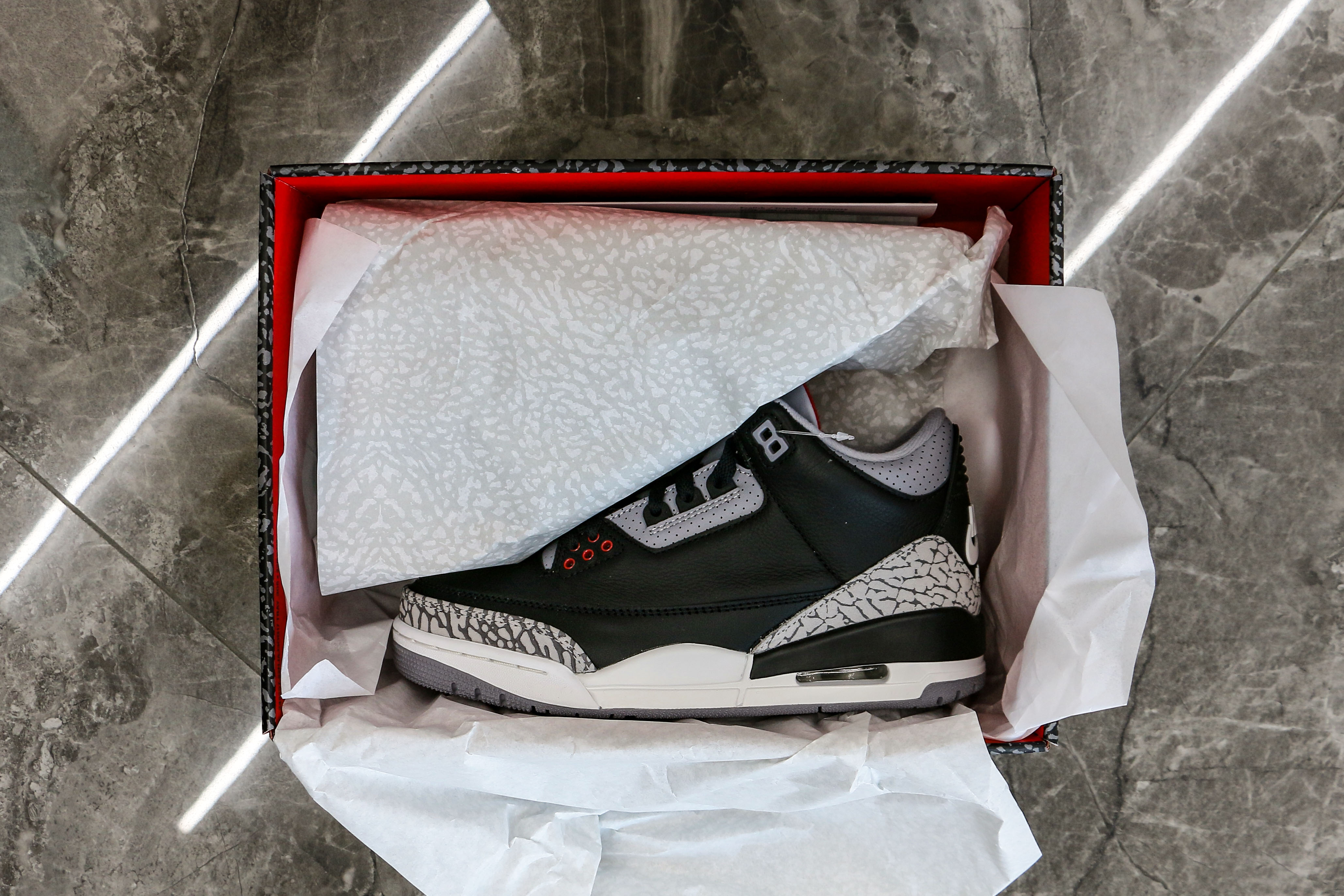 Air Jordan 3 Retro Black Cement Reimagined 2024 (Ln5 A1)