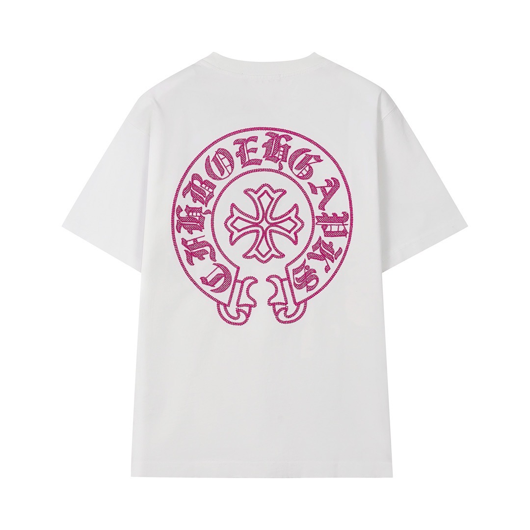 Chrome Hearts T-Shirt 2025 Appliqué heavy embroidery Tee