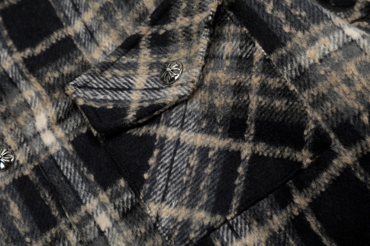 Chrome Hearts Plaid Flannel wool Jacket
