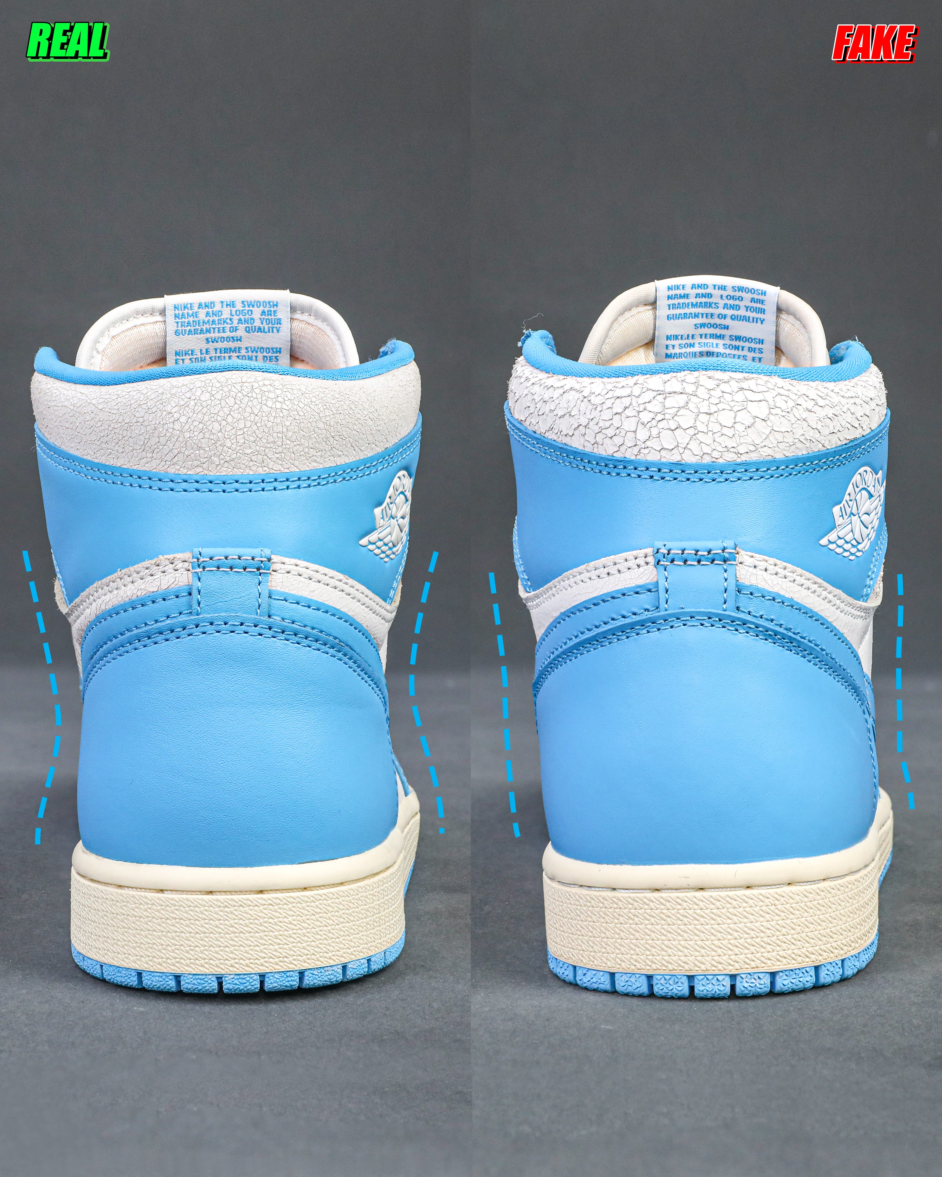 Jordan 1 Retro High OG UNC Reimagined 2025（Ln5 A1）